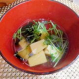 卵豆腐のお吸い物